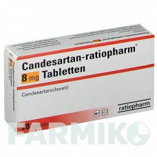 КАНДЕСАРТАН (CANDESARTAN) 8 мг таблетки 28 шт - Кандесартан RATIOPHARM