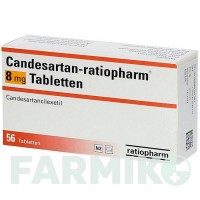 КАНДЕСАРТАН (CANDESARTAN) 8 мг таблетки 56 шт - Кандесартан RATIOPHARM