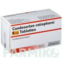 КАНДЕСАРТАН (CANDESARTAN) 8 мг таблетки 98 шт - Кандесартан RATIOPHARM