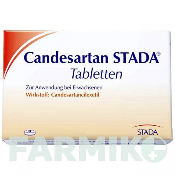 КАНДЕСАРТАН (CANDESARTAN) 8 мг таблетки 28 шт - Кандесартан STADAPHARM