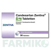 КАНДЕСАРТАН (CANDESARTAN) 8 мг таблетки 56 шт - Кандесартан ZENTIVA