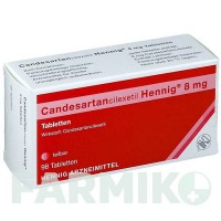 КАНДЕСАРТАНЦИЛЕКСЕТИЛ (CANDESARTANCILEXETIL) 8 мг таблетки 98 шт - Кандесартан HENNIG