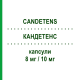 КАНДЕТЕНС (CANDETENS) 8 мг/10 мг капсулы 28 шт - Кандесартан, Амлодипин ERREKAPPA