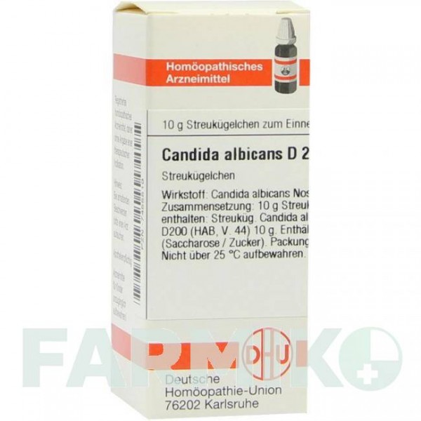 КАНДИДА АЛЬБІКАНС (CANDIDA ALBICANS) D 200 глобули 10 г - Гомеопатія DHU