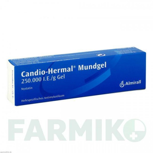 КАНДІО ХЕРМАЛ (CANDIO HERMAL) гель 20 г - Ністатин ALMIRALL