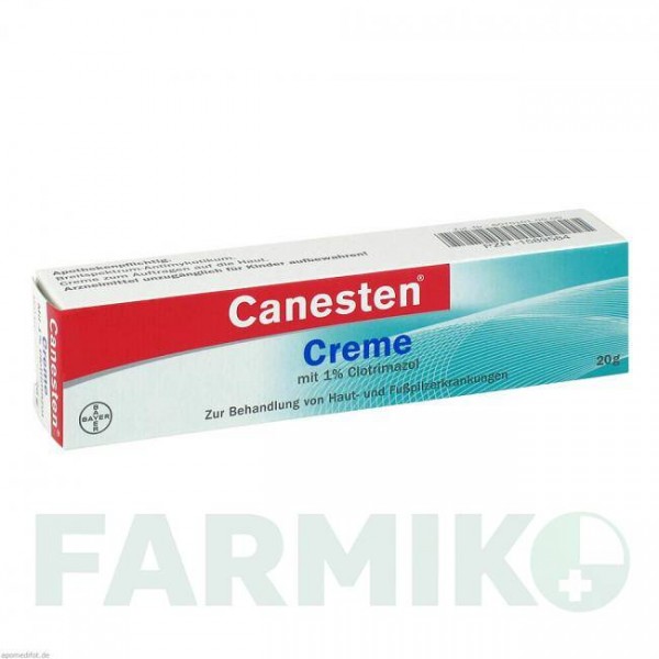 КАНЕСТЕН (CANESTEN) крем 20 г - Клотримазол BAYER