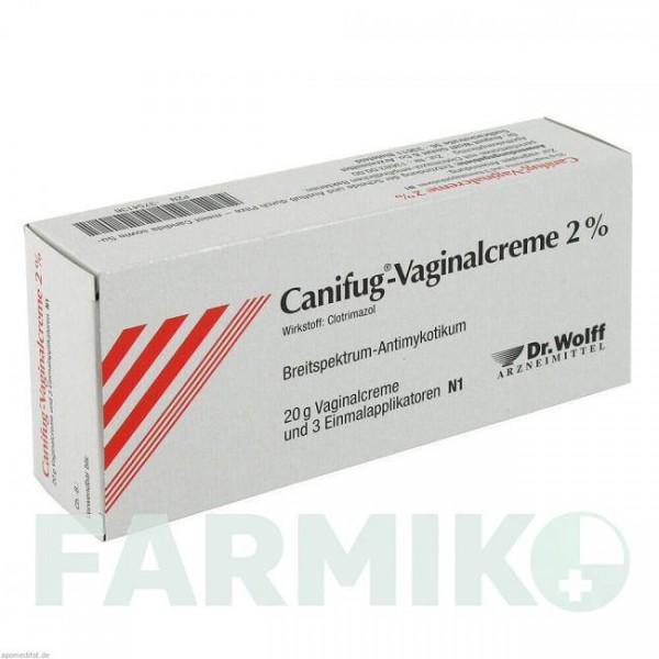 КАНИФУГ (CANIFUG) 0,02 крем 20 г - Клотримазол DR.AUGUST WOLFF
