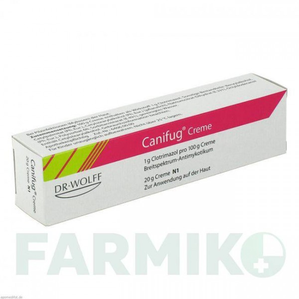 КАНИФУГ (CANIFUG) крем 20 г - Клотримазол DR.AUGUST WOLFF