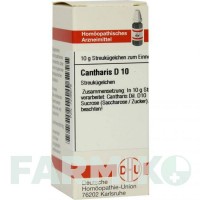 КАНТАРИС (CANTHARIS) D 10 глобули 10 г - Гомеопатия DHU