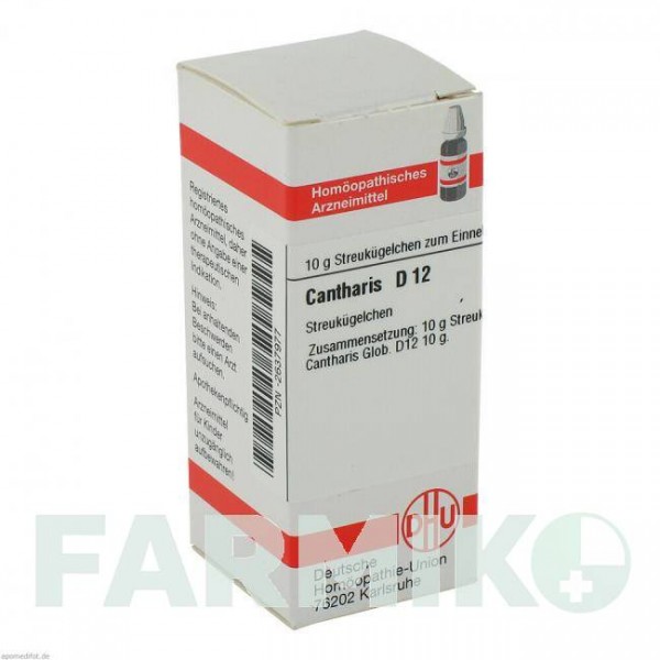 КАНТАРИС (CANTHARIS) D 12 глобули 10 г - Гомеопатія DHU
