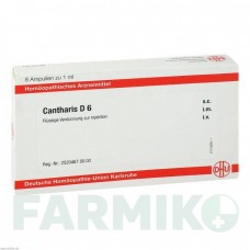КАНТАРИС (CANTHARIS) D 6 ампули 8x1 мл - Гомеопатія DHU