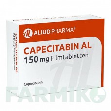 КАПЕЦИТАБІН (CAPECITABIN) 150 мг таблетки 60 шт - Капецитабін ALIUD PHARMA