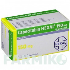 КАПЕЦИТАБІН (CAPECITABIN) 150 мг таблетки 100 шт - Капецитабін HEXAL