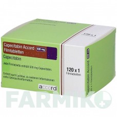 КАПЕЦИТАБІН (CAPECITABIN) 500 мг таблетки 120 шт - Капецитабін BB FARMA