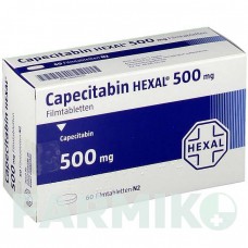 КАПЕЦИТАБІН (CAPECITABIN) 500 мг таблетки 60 шт - Капецитабін HEXAL