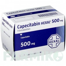 КАПЕЦИТАБІН (CAPECITABIN) 500 мг таблетки 120 шт - Капецитабін HEXAL