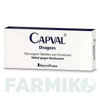 КАПВАЛ (CAPVAL) таблетки 20 шт - Носкапін INFECTOPHARM