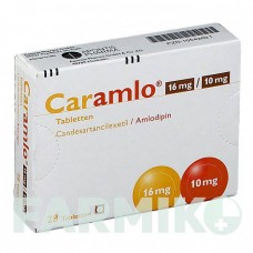 КАРАМЛО (CARAMLO) 16 мг/10 мг таблетки 28 шт - Кандесартан, Амлодипин APONTIS PHARMA