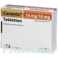 КАРАМЛО (CARAMLO) 16 мг/10 мг таблетки 56 шт - Кандесартан, Амлодипин EMRA-MED