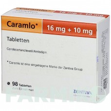 КАРАМЛО (CARAMLO) 16 мг/10 мг таблетки 56 шт - Кандесартан, Амлодипін KOHLPHARMA