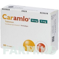 КАРАМЛО (CARAMLO) 16 мг/5 мг таблетки 90 шт - Кандесартан, Амлодипін APONTIS PHARMA