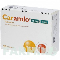 КАРАМЛО (CARAMLO) 16 мг/5 мг таблетки 90 шт - Кандесартан, Амлодипин APONTIS PHARMA