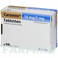 КАРАМЛО (CARAMLO) 16 мг/5 мг таблетки 98 шт - Кандесартан, Амлодипін EMRA-MED