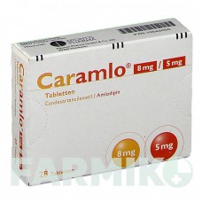 КАРАМЛО (CARAMLO) 8 мг/5 мг таблетки 28 шт - Кандесартан, Амлодипин APONTIS PHARMA