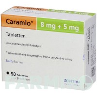 КАРАМЛО (CARAMLO) 8 мг/5 мг таблетки 98 шт - Кандесартан, Амлодипін KOHLPHARMA