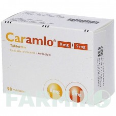 КАРАМЛО (CARAMLO) 8 мг/5 мг таблетки 28 шт - Кандесартан, Амлодипин PHARMA GERKE