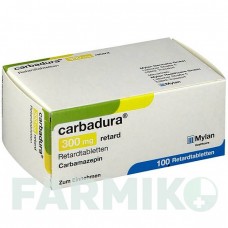 КАРБАДУРА (CARBADURA) 300 мг таблетки 100 шт - Карбамазепін VIATRIS