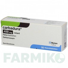 КАРБАДУРА (CARBADURA) 400 мг таблетки 50 шт - Карбамазепін VIATRIS