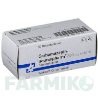 КАРБАМАЗЕПИН (CARBAMAZEPIN) 200 мг таблетки 50 шт - Карбамазепин NEURAXPHARM