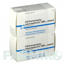 КАРБАМАЗЕПІН (CARBAMAZEPIN) 300 мг таблетки 200 шт - Карбамазепін NEURAXPHARM