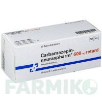 КАРБАМАЗЕПИН (CARBAMAZEPIN) 600 мг таблетки 50 шт - Карбамазепин NEURAXPHARM