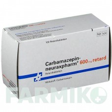 КАРБАМАЗЕПІН (CARBAMAZEPIN) 600 мг таблетки 100 шт - Карбамазепін NEURAXPHARM