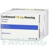 КАРБИМАЗОЛ (CARBIMAZOL) 10 мг таблетки 100 шт - Карбимазол SANOFI