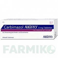 КАРБИМАЗОЛ (CARBIMAZOL) 5 мг таблетки 100 шт - Карбимазол ARISTO PHARMA