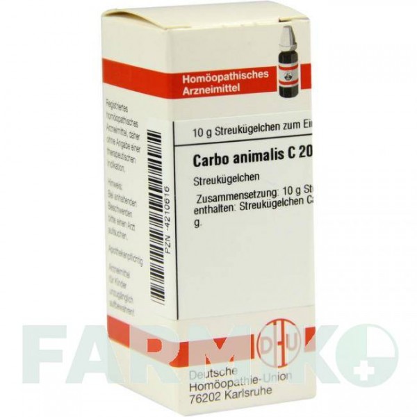КАРБО АНИМАЛИС (CARBO ANIMALIS) C 200 глобули 10 г - Гомеопатия DHU