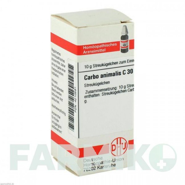 КАРБО АНІМАЛІС (CARBO ANIMALIS) C 30 глобули 10 г - Гомеопатія DHU