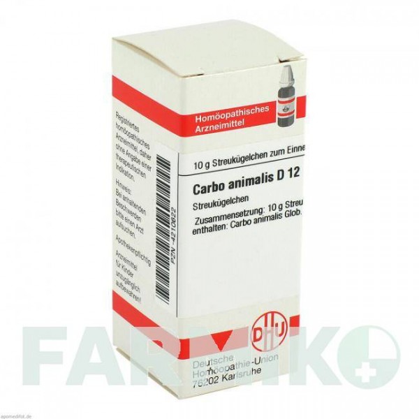 КАРБО АНІМАЛІС (CARBO ANIMALIS) D 12 глобули 10 г - Гомеопатія DHU