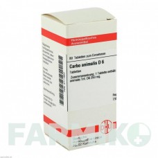 КАРБО АНИМАЛИС (CARBO ANIMALIS) D 6 таблетки 80 шт - Гомеопатия DHU