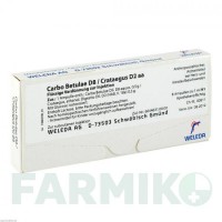 КАРБО БЕТУЛЕ (CARBO BETULAE) D 8 ампули 8x1 мл - Гомеопатія WELEDA
