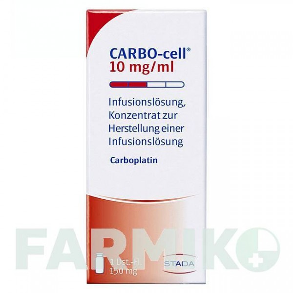 КАРБО ЦЕЛЛ (CARBO CELL) 50 мг 10 мг/мл раствор 1 шт - Карбоплатин STADAPHARM