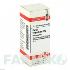 КАРБО ВЕГЕТАБИЛИС (CARBO VEGETABILIS) C 12 глобули 10 г - Гомеопатия DHU