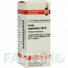 КАРБО ВЕГЕТАБИЛИС (CARBO VEGETABILIS) LM VI раствор 10 мл - Гомеопатия DHU