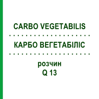 КАРБО ВЕГЕТАБИЛИС (CARBO VEGETABILIS) Q 13 раствор 15 мл - Гомеопатия GUDJONS