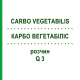 КАРБО ВЕГЕТАБІЛІС (CARBO VEGETABILIS) Q 3 розчин 15 мл - Гомеопатія GUDJONS