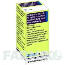 КАРБОПЛАТИН (CARBOPLATIN) 10 мг/мл 150 мг концентрат 1 шт - Карбоплатин ACCORD HEALTHCARE
