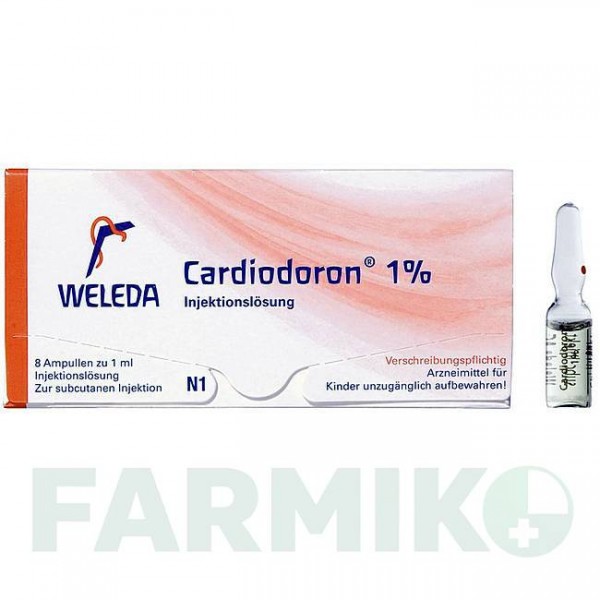 КАРДИОДОРОН (CARDIODORON) 1% раствор 8x1 мл - Активные вещества WELEDA